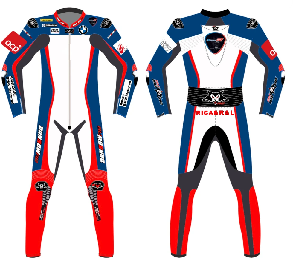 Maquete de Fato Cabedal Danrow RB para a S1000R Cup